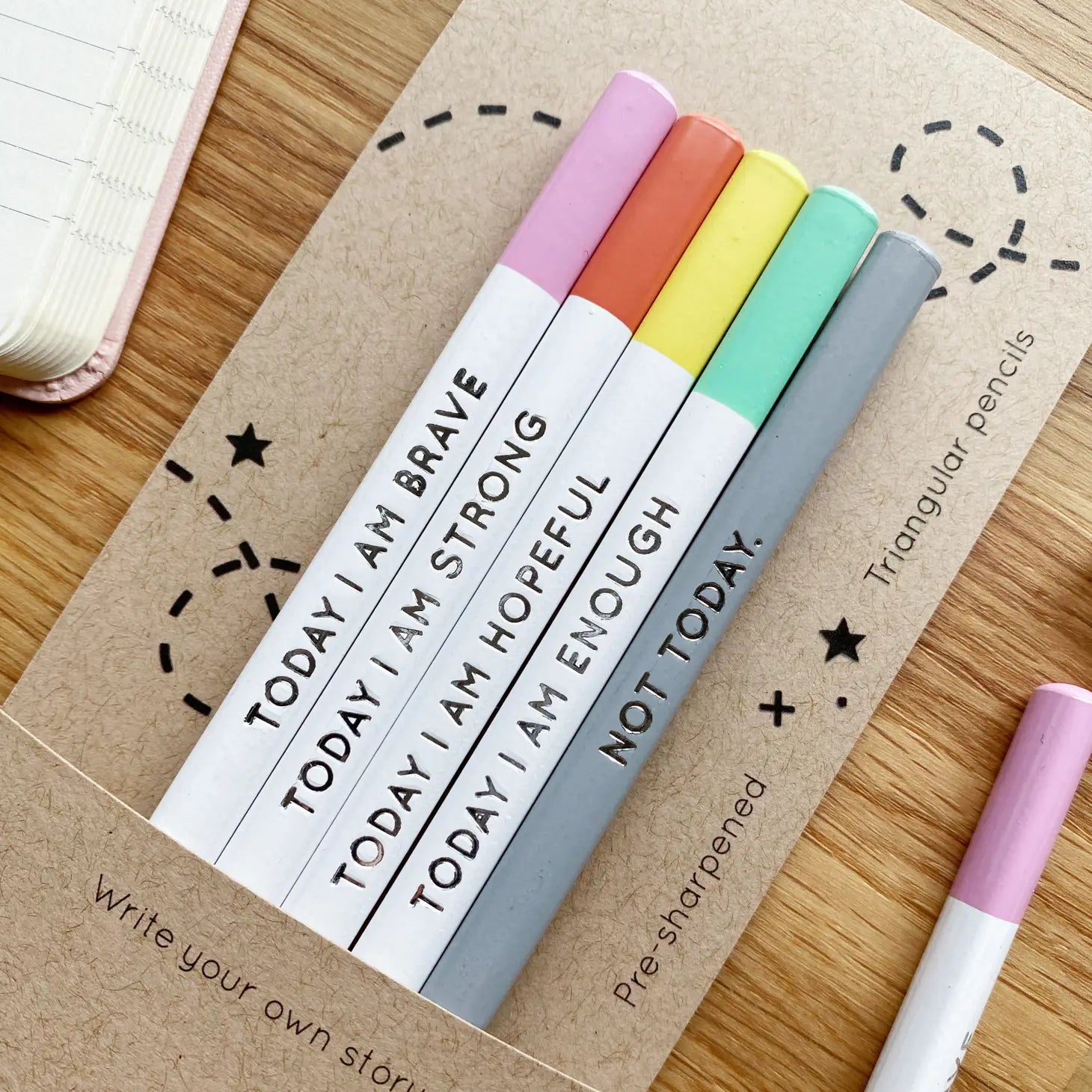 Optional Positive Message Pencils