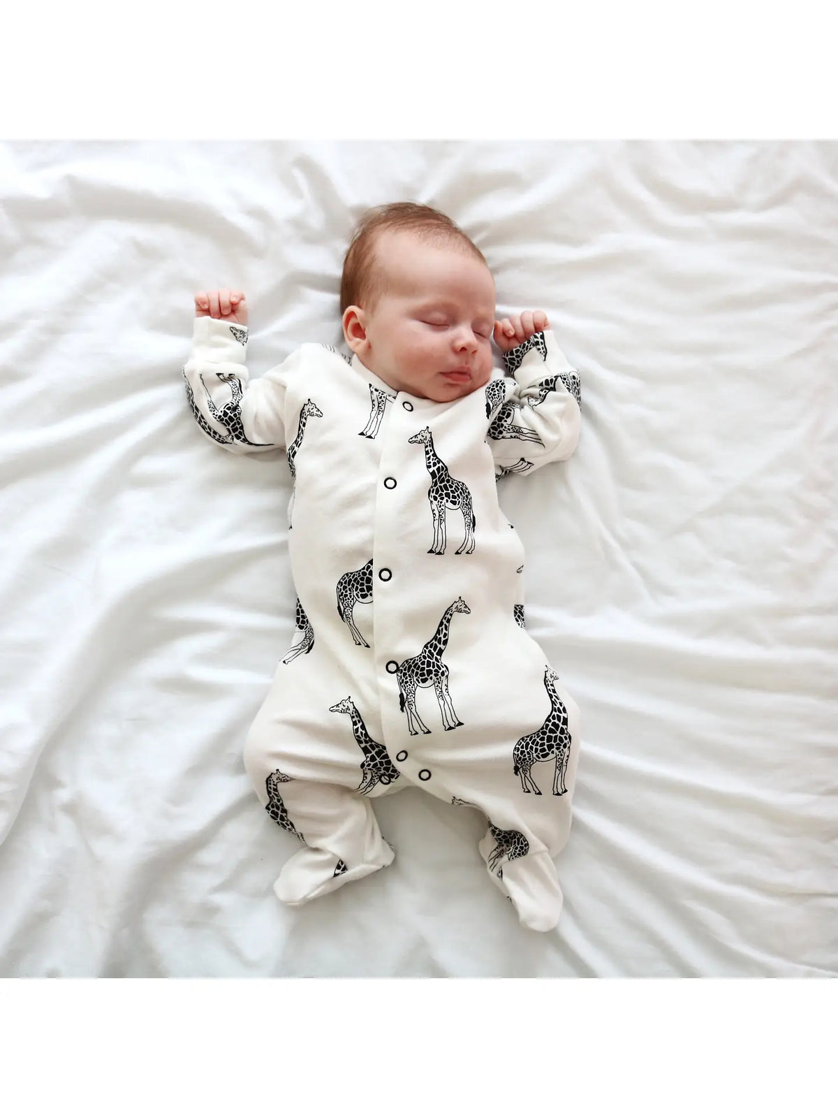 Baby Sleepsuit- Giraffe