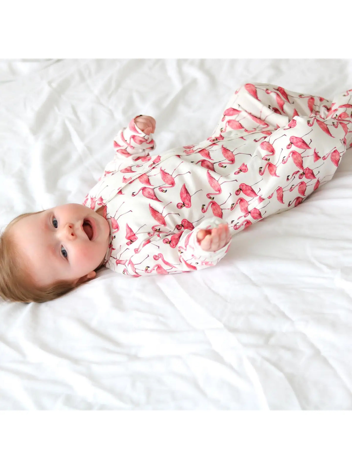 Baby Sleepsuit- Flamingos