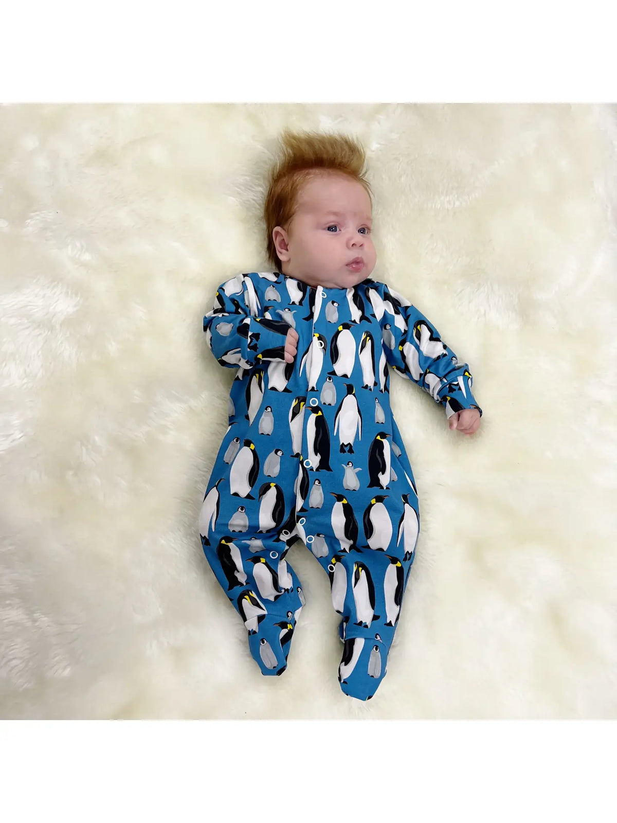 Baby Sleepsuit-Penguins