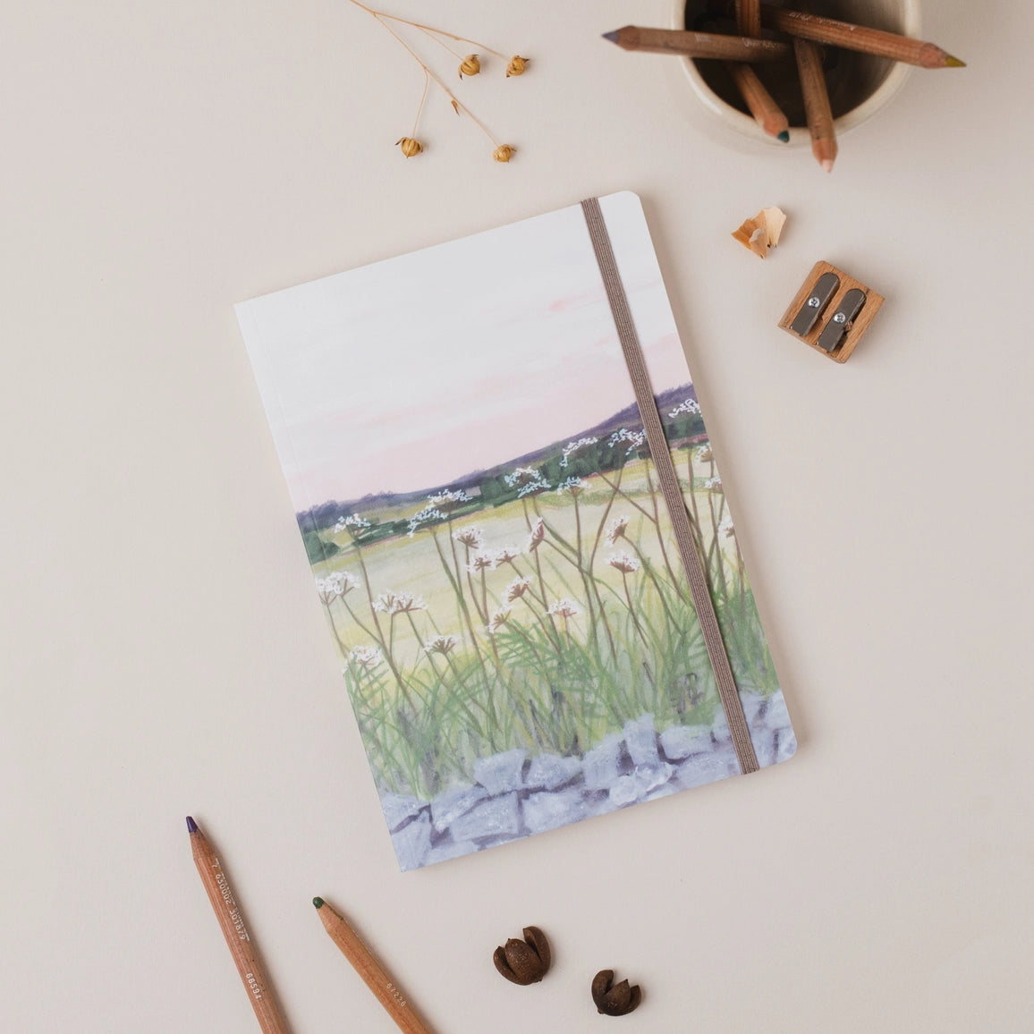 Meadow Sunset A5 Notebook