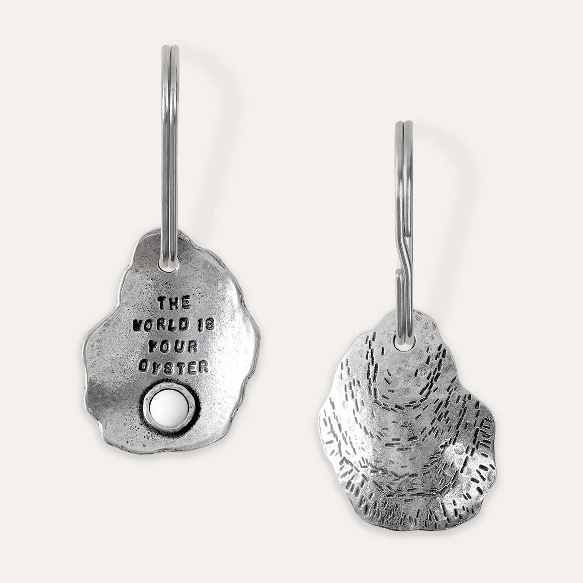 World is Your Oyster Keyring