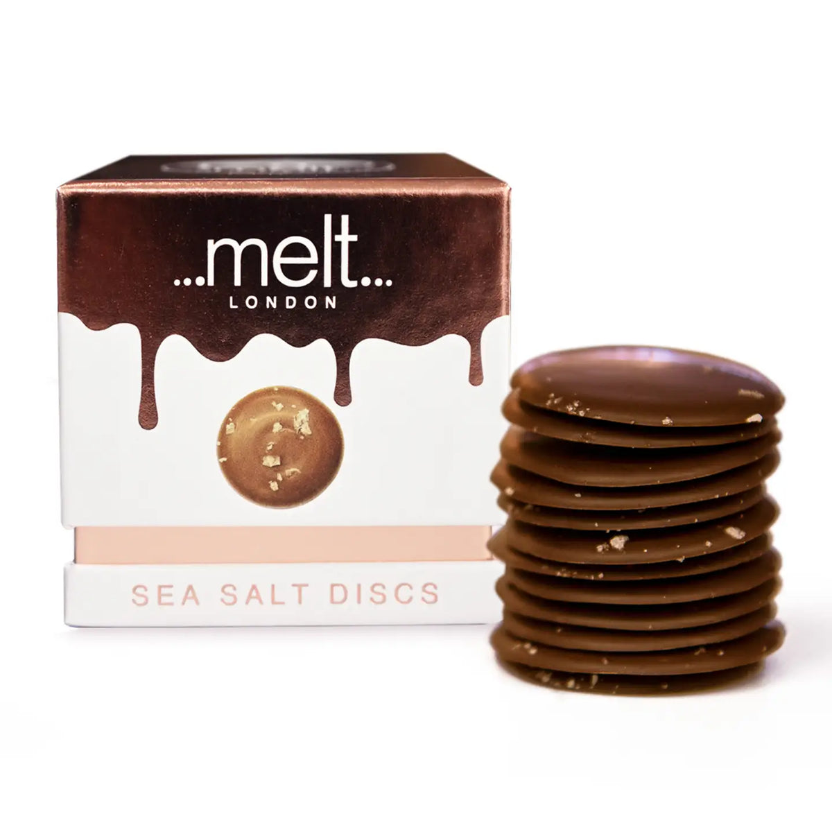 Milk Chocolate Sea Salt Discs