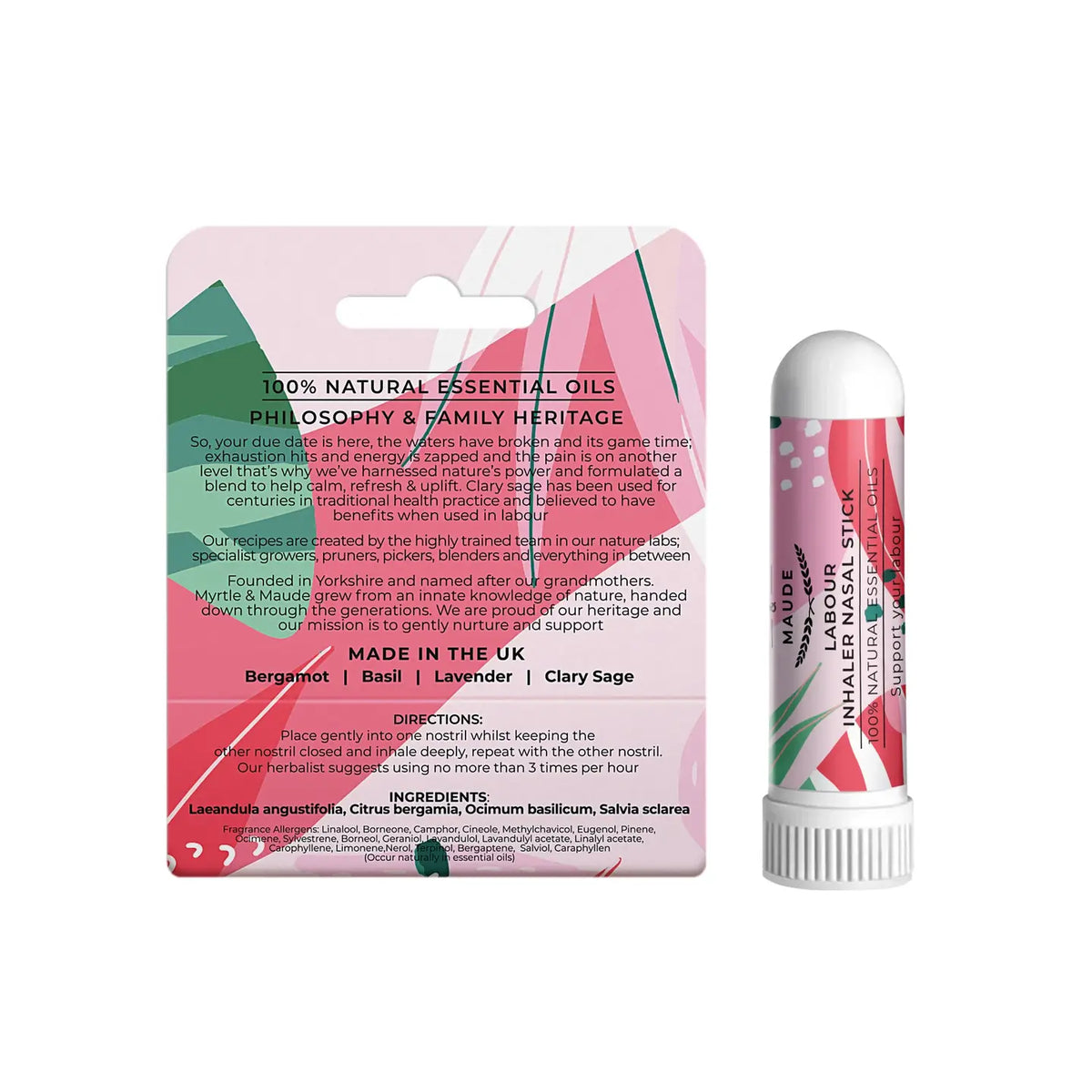 Aromatherapy Labour Nasal Inhalation Stick