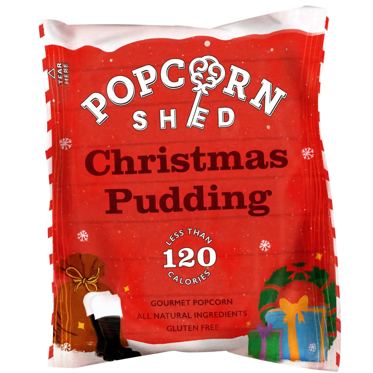 Christmas Pudding Popcorn