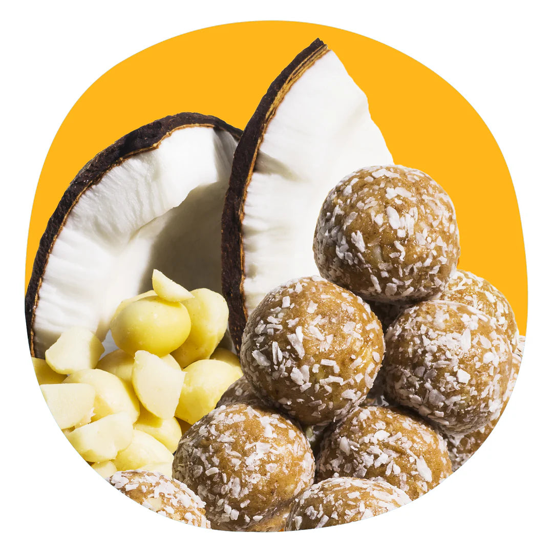 Coconut &amp; Macadamia Protein Balls