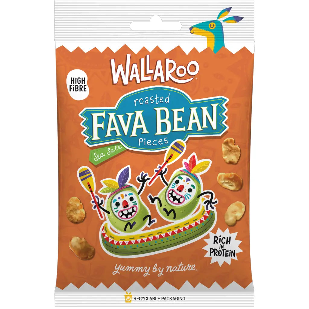 Roasted Fava Bean Pieces - Sea Salt