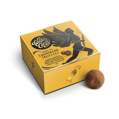 Willies Cacao Mini Truffle Box - Champagne